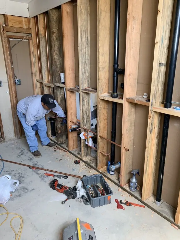 Commercial rough-in plumbing for Gas Line Repair in Clarkesville
